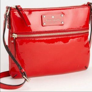 Kate spade Red Flicker Tenley Patent Crossbody Bag